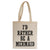 I'd rather be a mermaid funny slogan tote bag canvas shopping - Graphic Gear