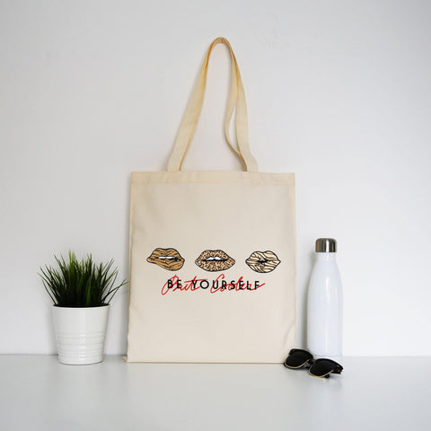Be yourself #2 illustration design tote bag canvas shopping - Graphic Gear