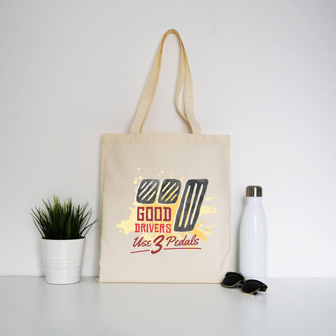 Good drivers funny car tote bag canvas shopping - Graphic Gear