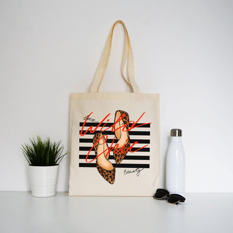 Wild chic art design tote bag canvas shopping - Graphic Gear