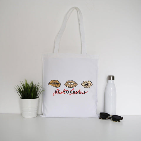 Be yourself #2 illustration design tote bag canvas shopping - Graphic Gear
