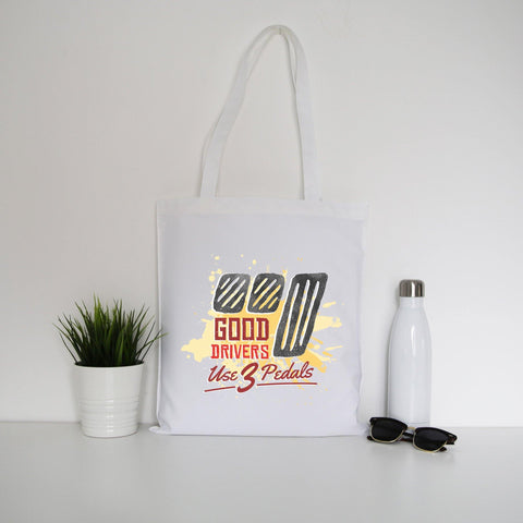 Good drivers funny car tote bag canvas shopping - Graphic Gear
