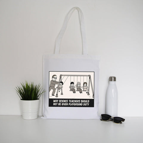 Science teacher funny tote bag canvas shopping - Graphic Gear