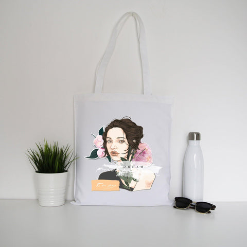 To be free inspirational design tote bag canvas shopping - Graphic Gear