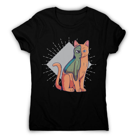 Alien cat funny costume women's t-shirt - Graphic Gear