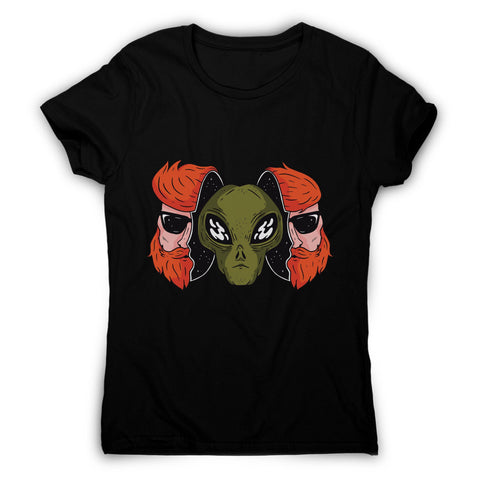 Hipster alien funny space women's t-shirt - Graphic Gear