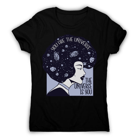 Universe girl inspirational quote women's t-shirt - Graphic Gear