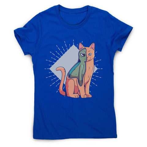 Alien cat funny costume women's t-shirt - Graphic Gear
