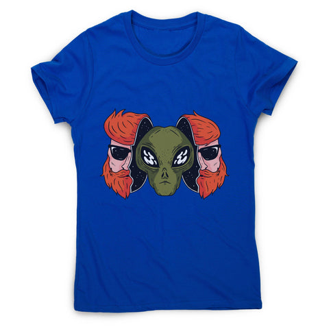 Hipster alien funny space women's t-shirt - Graphic Gear