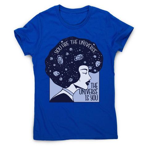 Universe girl inspirational quote women's t-shirt - Graphic Gear