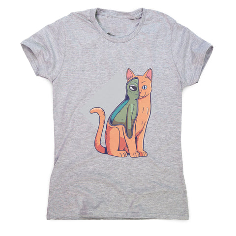 Alien cat funny costume women's t-shirt - Graphic Gear
