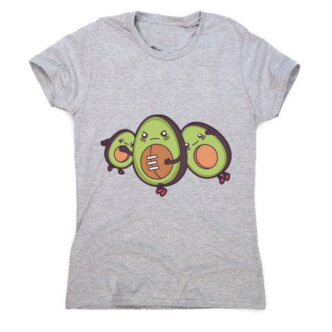 Funny avocado football women's t-shirt - Graphic Gear