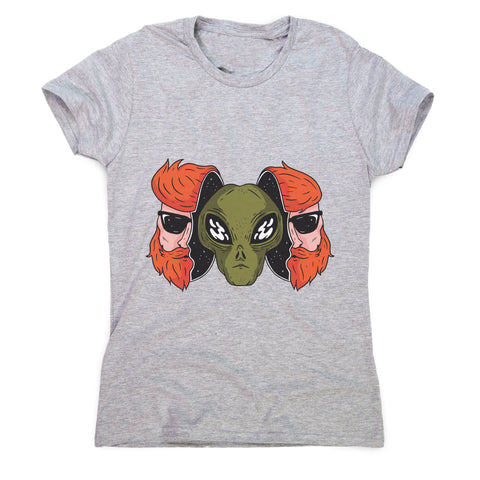 Hipster alien funny space women's t-shirt - Graphic Gear