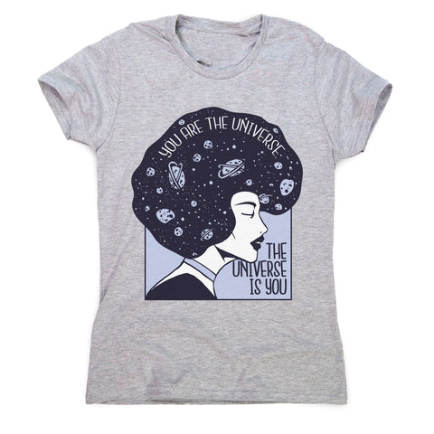 Universe girl inspirational quote women's t-shirt - Graphic Gear