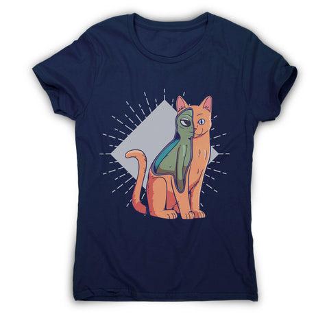 Alien cat funny costume women's t-shirt - Graphic Gear