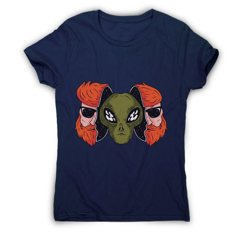 Hipster alien funny space women's t-shirt - Graphic Gear