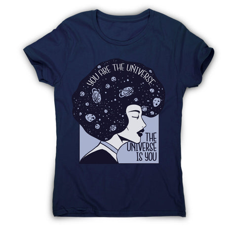 Universe girl inspirational quote women's t-shirt - Graphic Gear