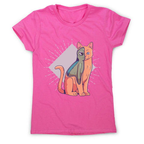 Alien cat funny costume women's t-shirt - Graphic Gear