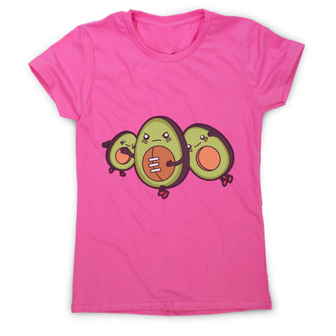 Funny avocado football women's t-shirt - Graphic Gear