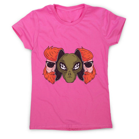 Hipster alien funny space women's t-shirt - Graphic Gear