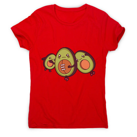 Funny avocado football women's t-shirt - Graphic Gear