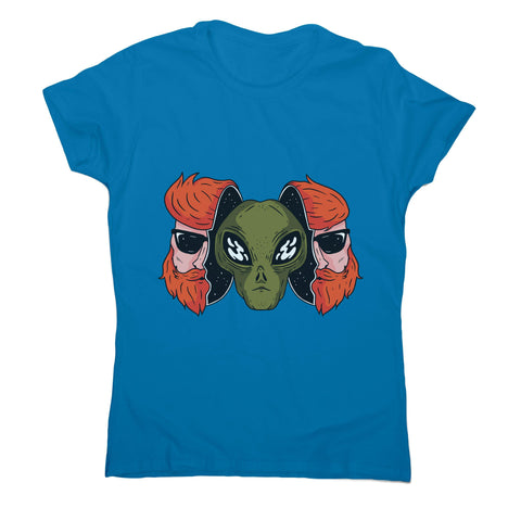 Hipster alien funny space women's t-shirt - Graphic Gear