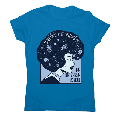 Universe girl inspirational quote women's t-shirt - Graphic Gear