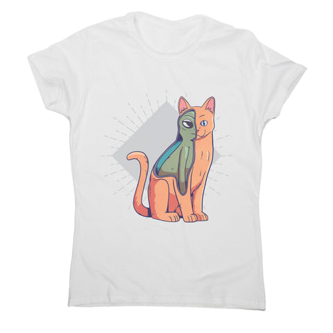 Alien cat funny costume women's t-shirt - Graphic Gear