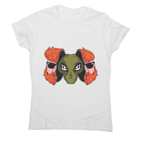 Hipster alien funny space women's t-shirt - Graphic Gear