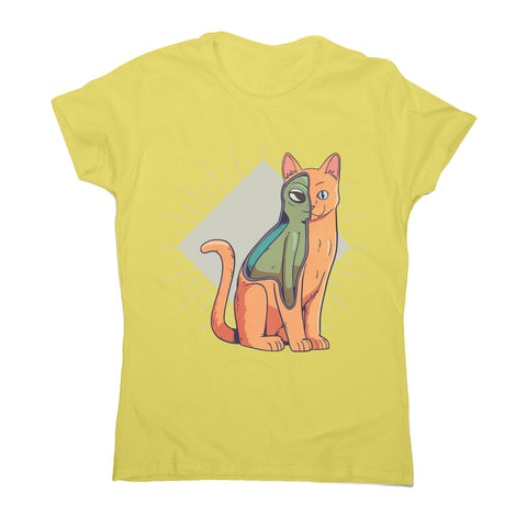 Alien cat funny costume women's t-shirt - Graphic Gear