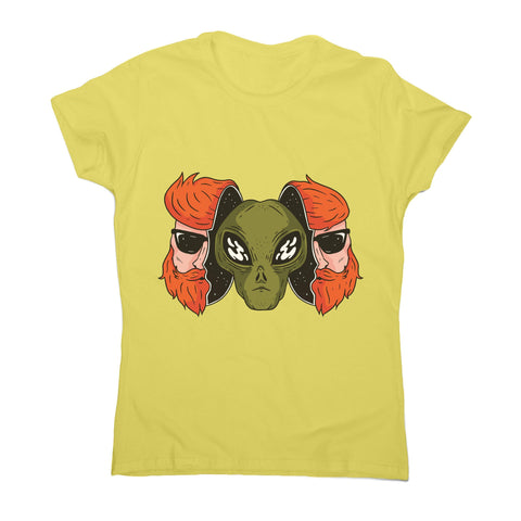 Hipster alien funny space women's t-shirt - Graphic Gear