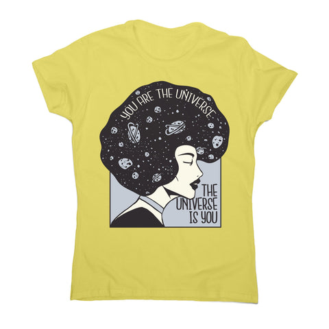 Universe girl inspirational quote women's t-shirt - Graphic Gear