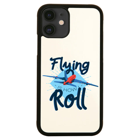 Flying airplane funny case cover for iPhone 11 11pro max xs xr x - Graphic Gear