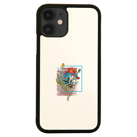 Flower illustration abstract design case cover for iPhone 11 11pro max xs xr x - Graphic Gear