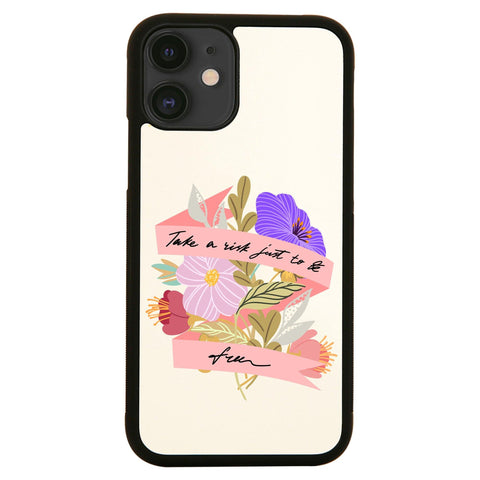 Flowers abstract illustration case cover for iPhone 11 11pro max xs xr x - Graphic Gear