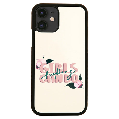 Girls can do inspirational illustration design case cover for iPhone 11 11pro max xs xr x - Graphic Gear