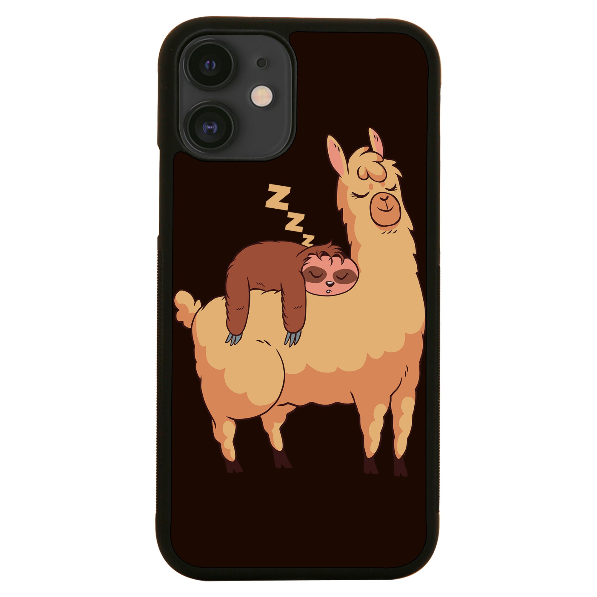 Sloth riding llama funny case cover for iPhone 11 11pro max xs xr