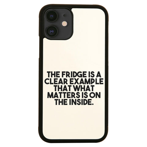 The fridge is a clear example funny foodie case cover for iPhone 11 11pro max xs xr x - Graphic Gear