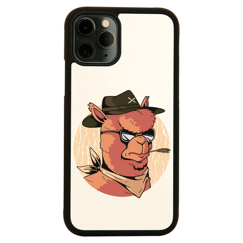 Cowboy alpaca illustration design case cover for iPhone 11 11pro max xs xr x - Graphic Gear