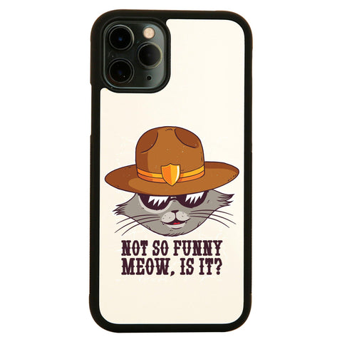 Sheriff cat funny case cover for iPhone 11 11pro max xs xr x - Graphic Gear