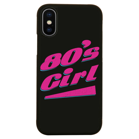 80's girl retro case cover for iPhone 11 11pro max xs xr x - Graphic Gear