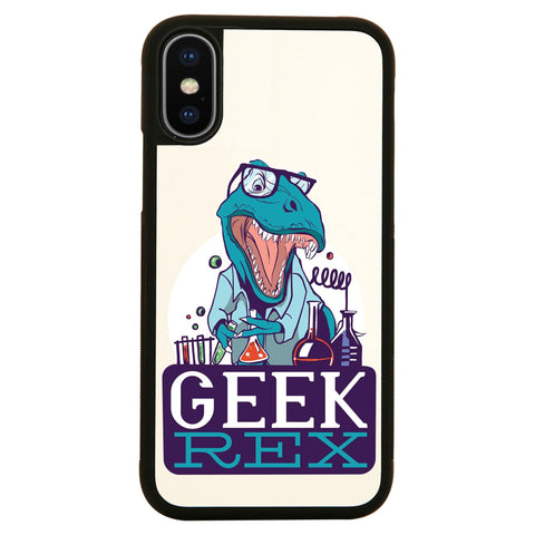 Geek t-rex funny case cover for iPhone 11 11pro max xs xr x - Graphic Gear