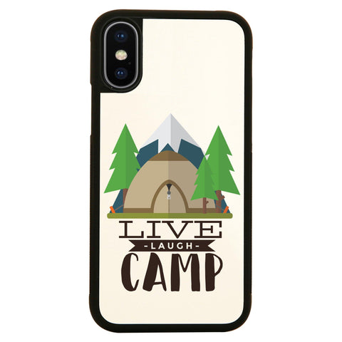 Live laugh camp outdoor case cover for iPhone 11 11pro max xs xr x - Graphic Gear