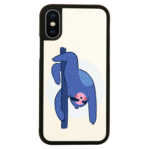 Pole dance sloth funny case cover for iPhone 11 11pro max xs xr x - Graphic Gear