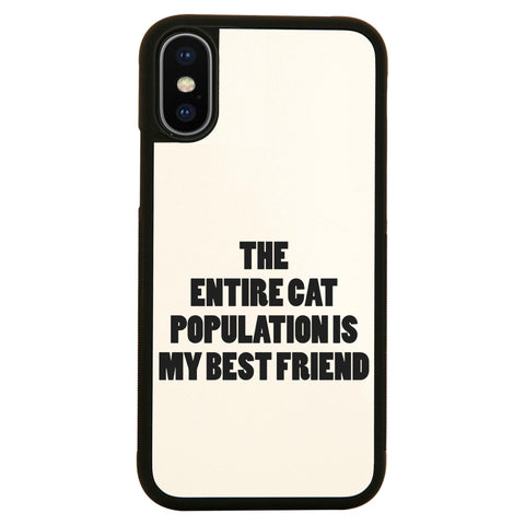 The entire cat population funny case cover for iPhone 11 11pro max xs xr x - Graphic Gear