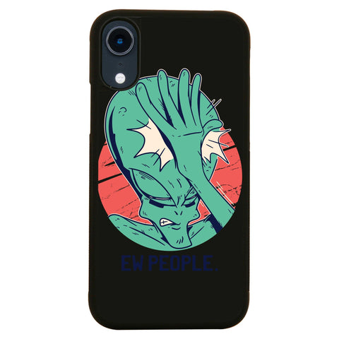 Alien facepalm funny case cover for iPhone 11 11pro max xs xr x - Graphic Gear