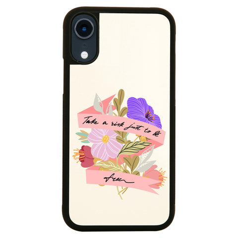 Flowers abstract illustration case cover for iPhone 11 11pro max xs xr x - Graphic Gear