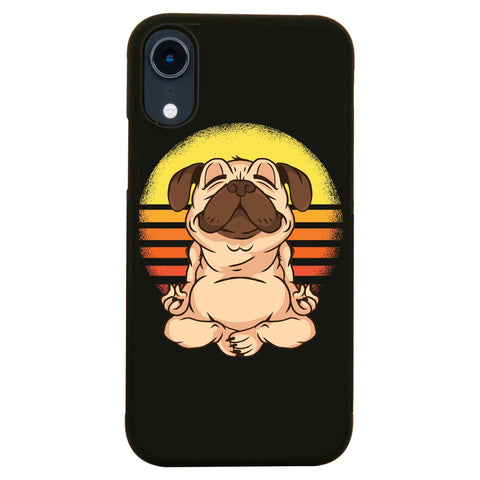 Yoga pug funny dog case cover for iPhone 11 11pro max xs xr x - Graphic Gear