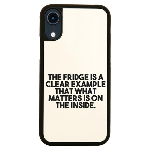 The fridge is a clear example funny foodie case cover for iPhone 11 11pro max xs xr x - Graphic Gear