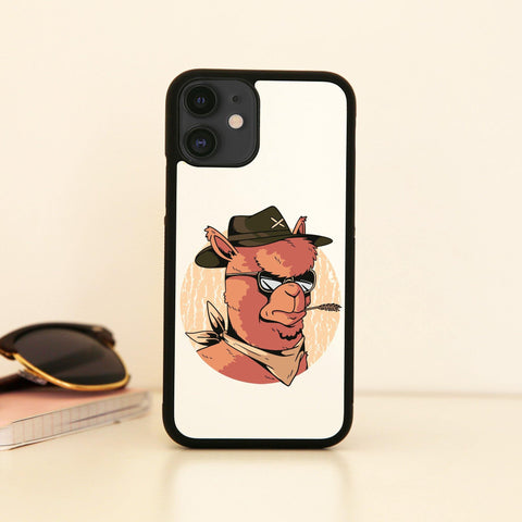 Cowboy alpaca illustration design case cover for iPhone 11 11pro max xs xr x - Graphic Gear